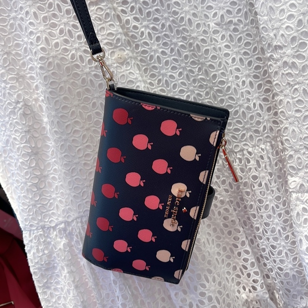 Kate Spade phone wallet Wristlet Orchard Degrade Multi - Picture 2 of 16